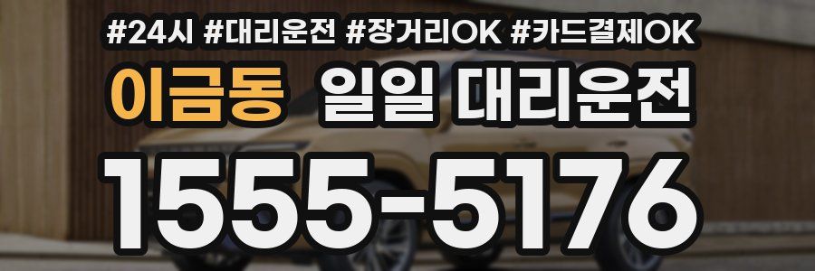 이금동 일일 대리운전