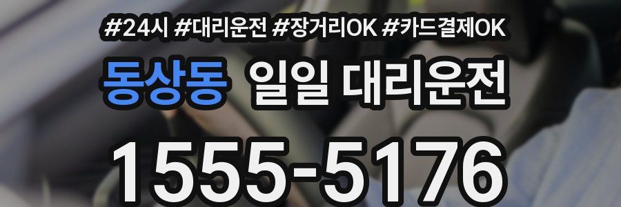 동상동 일일 대리운전
