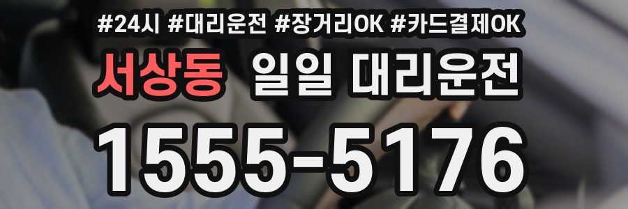 서상동 일일 대리운전