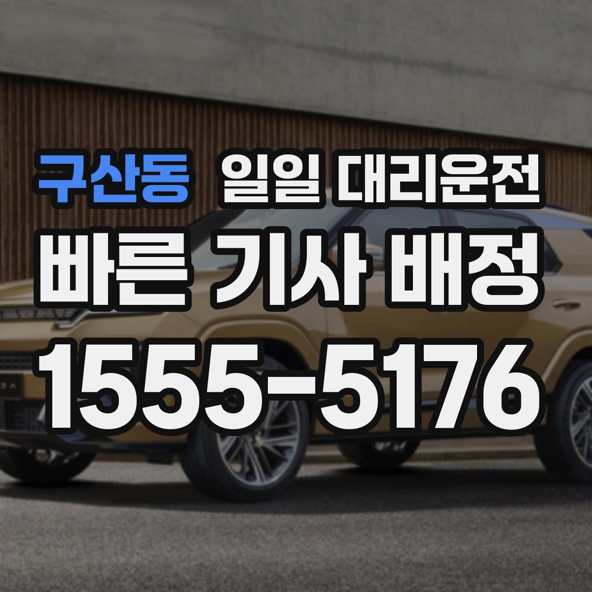 구산동 일일 대리운전