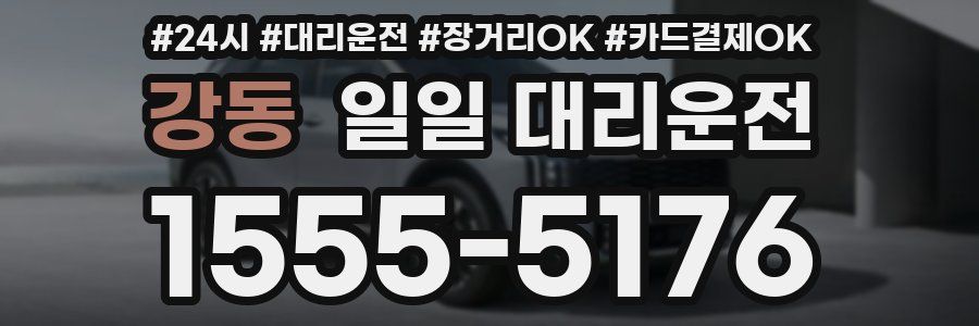 강동 일일 대리운전