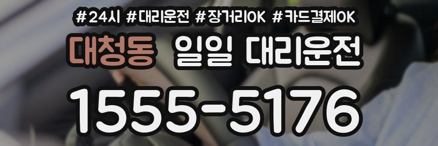 대청동 일일 대리운전