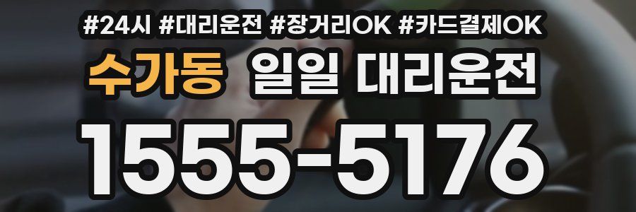 수가동 일일 대리운전