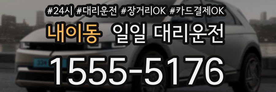 내이동 일일 대리운전