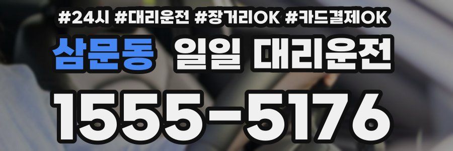 삼문동 일일 대리운전