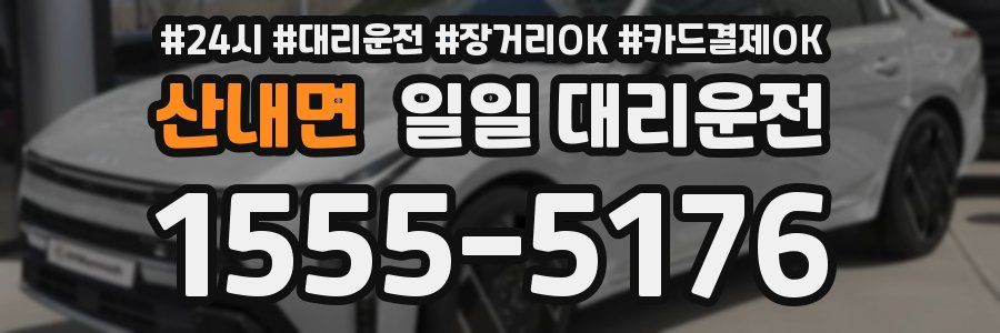 산내면 일일 대리운전