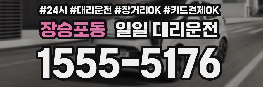 장승포동 일일 대리운전