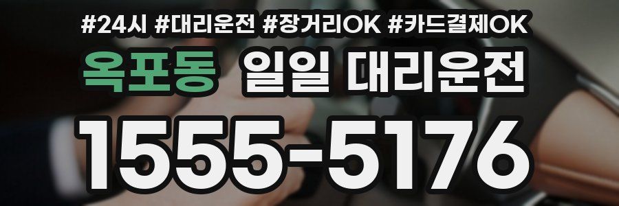 옥포동 일일 대리운전