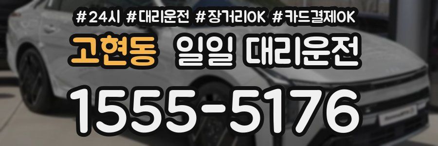 고현동 일일 대리운전