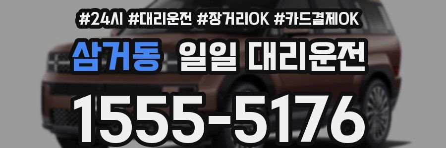 삼거동 일일 대리운전