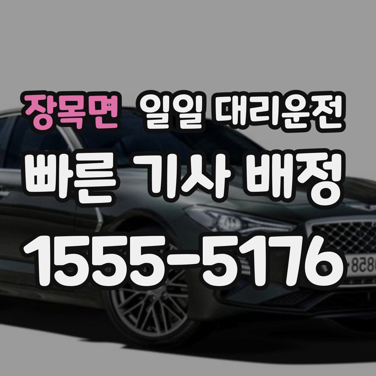 장목면 일일 대리운전