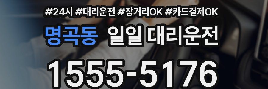 명곡동 일일 대리운전