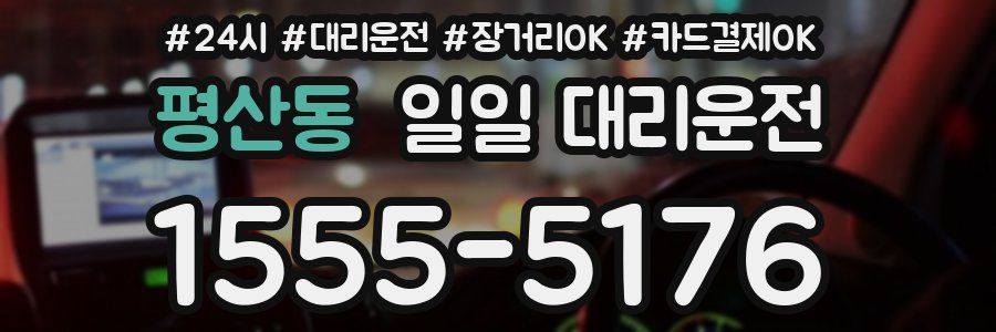 평산동 일일 대리운전