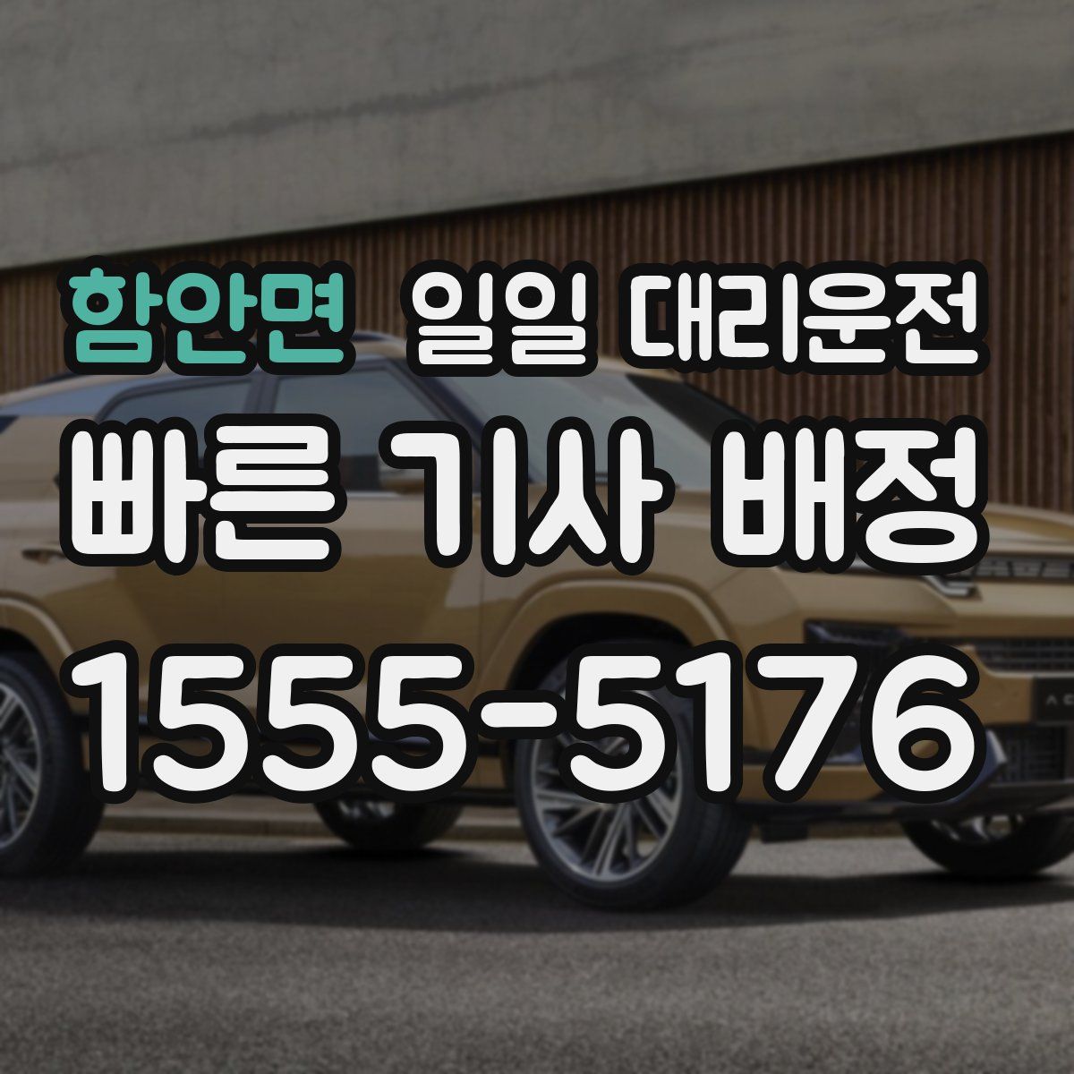 함안면 일일 대리운전