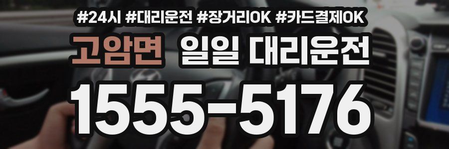 고암면 일일 대리운전