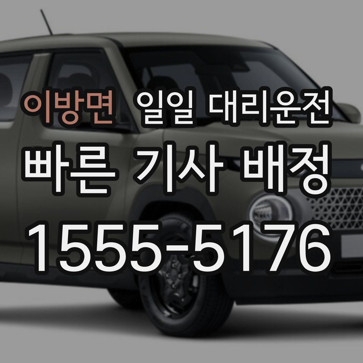 이방면 일일 대리운전