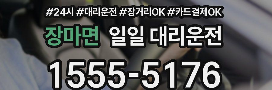 장마면 일일 대리운전