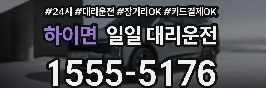 하이면 일일 대리운전