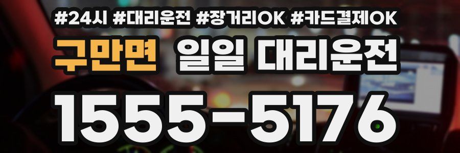 구만면 일일 대리운전