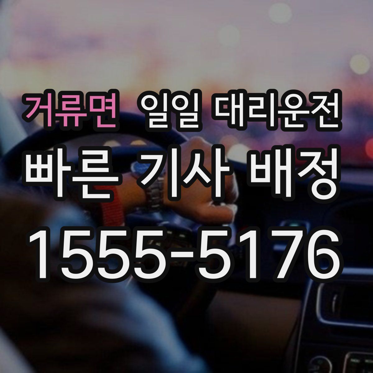 거류면 일일 대리운전