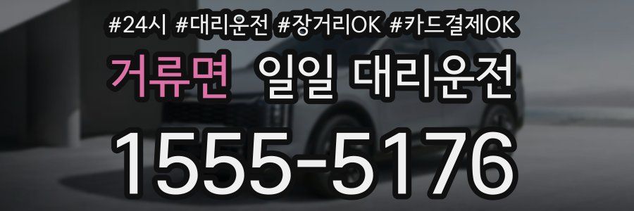 거류면 일일 대리운전