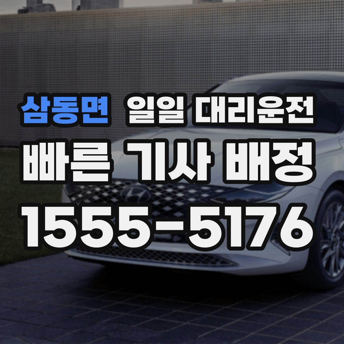 삼동면 일일 대리운전
