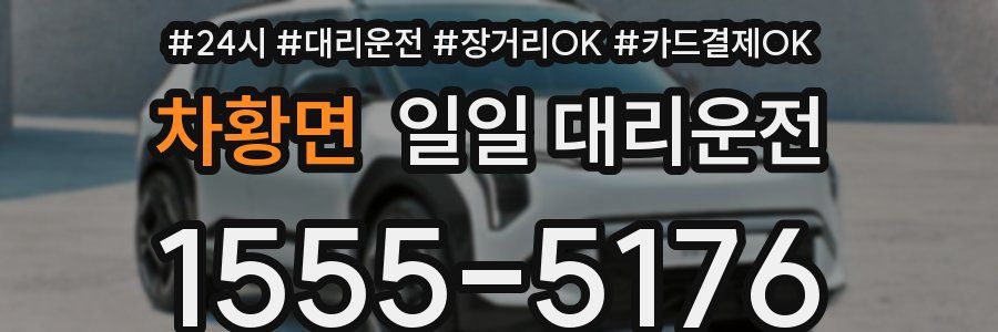 차황면 일일 대리운전