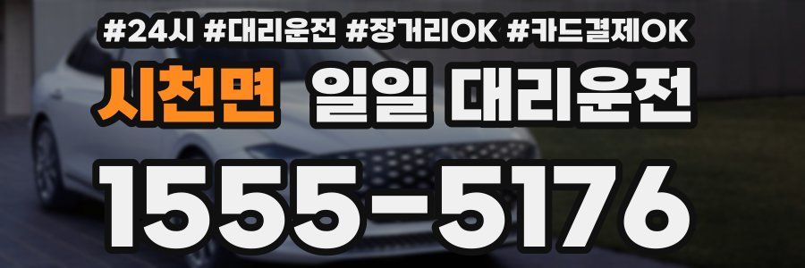 시천면 일일 대리운전