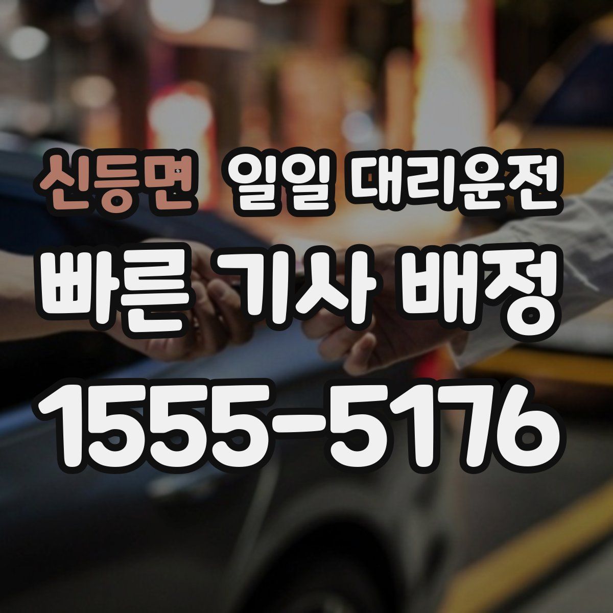 신등면 일일 대리운전