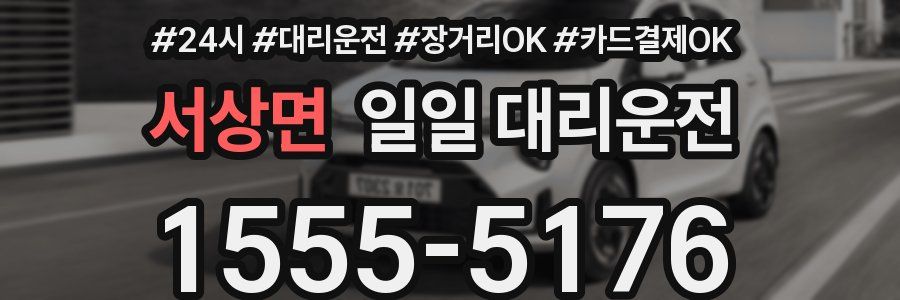 서상면 일일 대리운전