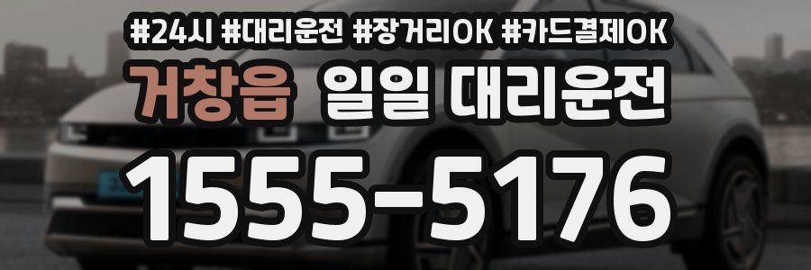 거창읍 일일 대리운전