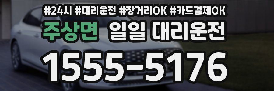 주상면 일일 대리운전