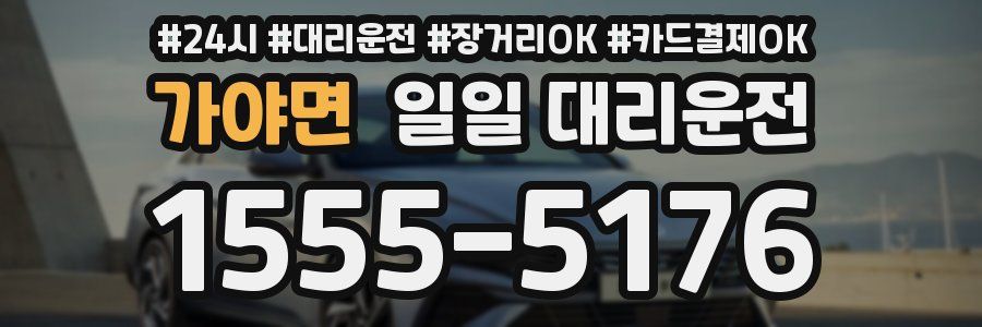 가야면 일일 대리운전