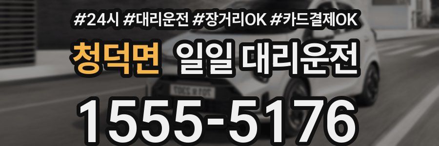 청덕면 일일 대리운전