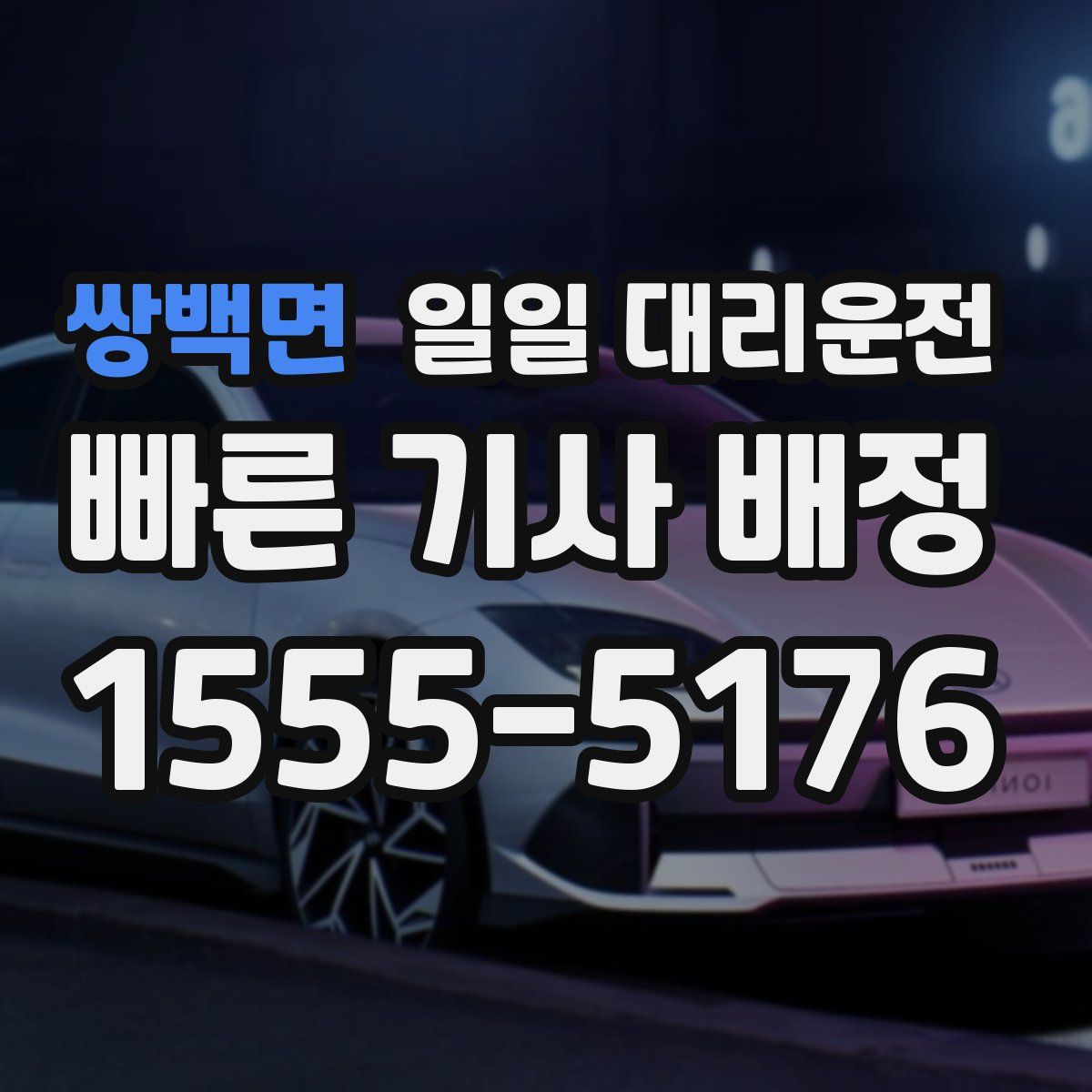 쌍백면 일일 대리운전