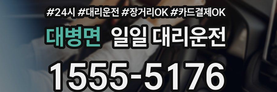 대병면 일일 대리운전