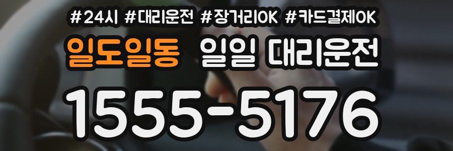 일도일동 일일 대리운전