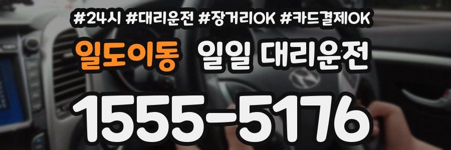 일도이동 일일 대리운전
