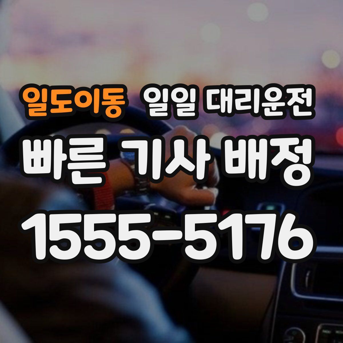 일도이동 일일 대리운전