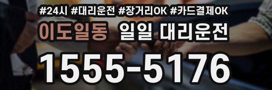 이도일동 일일 대리운전
