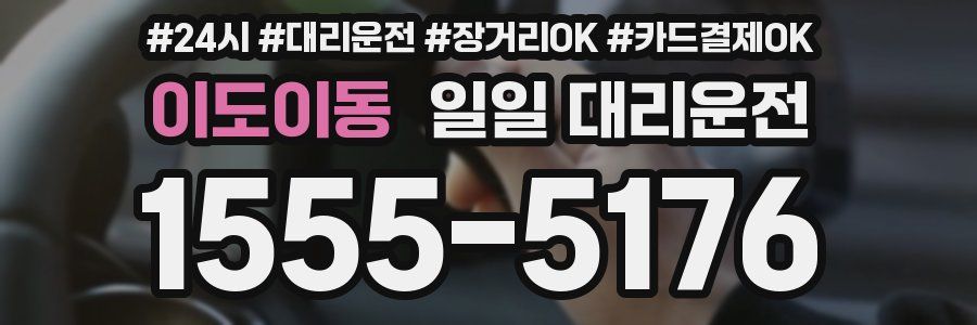 이도이동 일일 대리운전