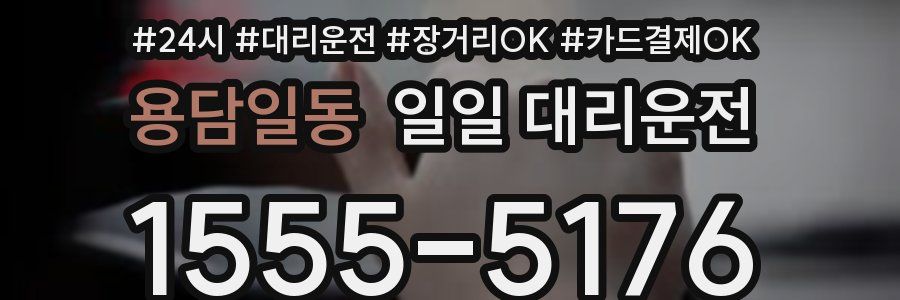 용담일동 일일 대리운전