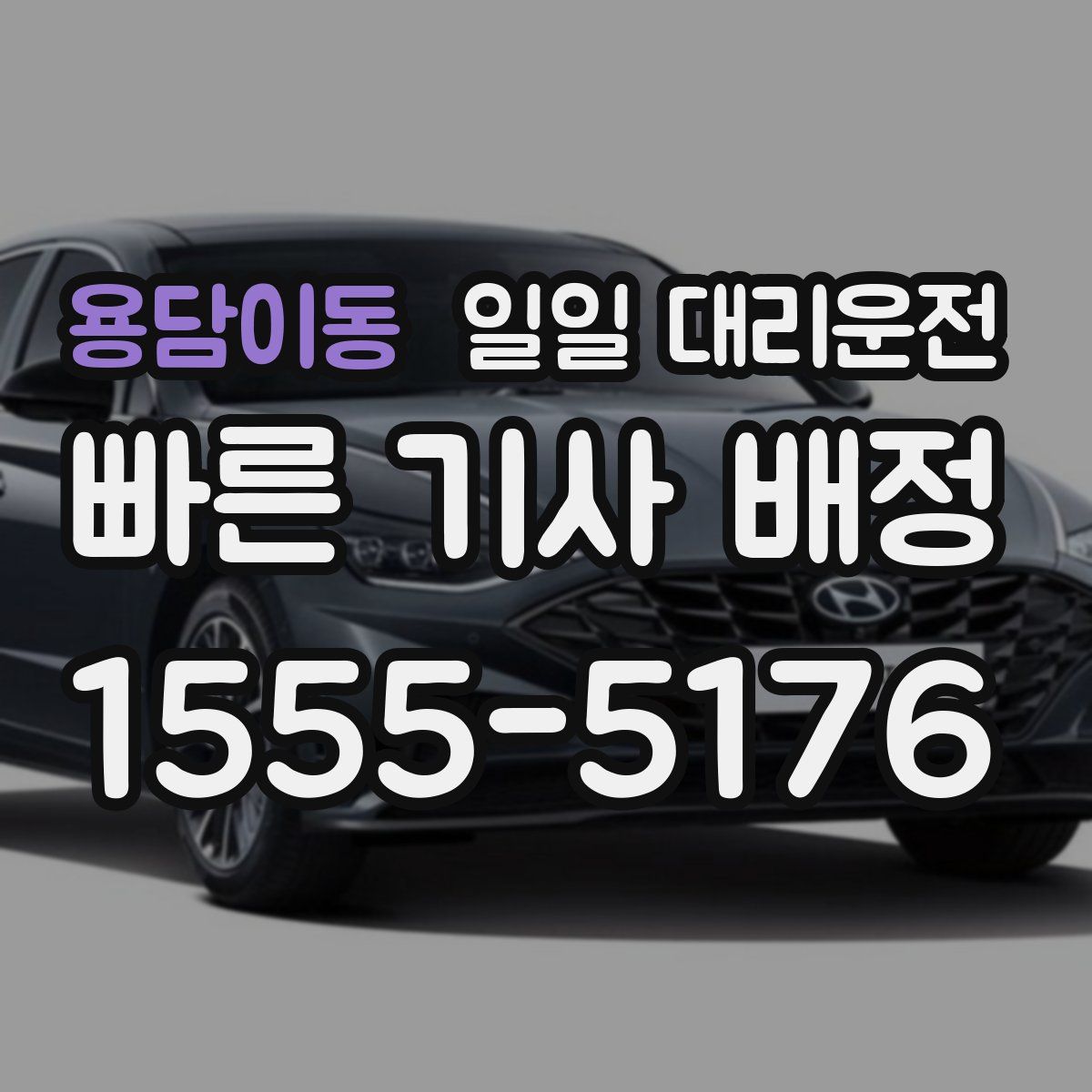 용담이동 일일 대리운전