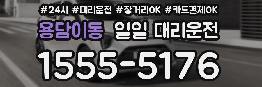 용담이동 일일 대리운전