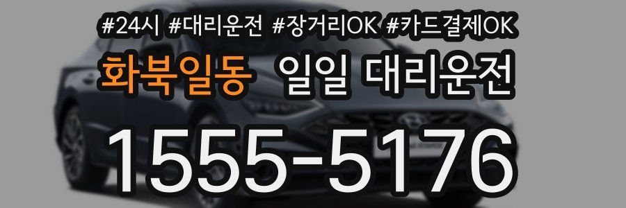 화북일동 일일 대리운전