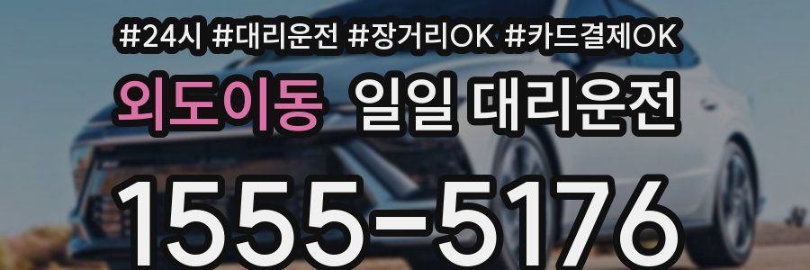 외도이동 일일 대리운전