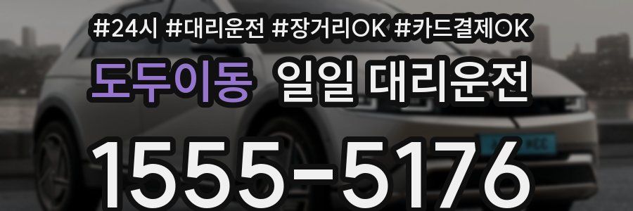 도두이동 일일 대리운전