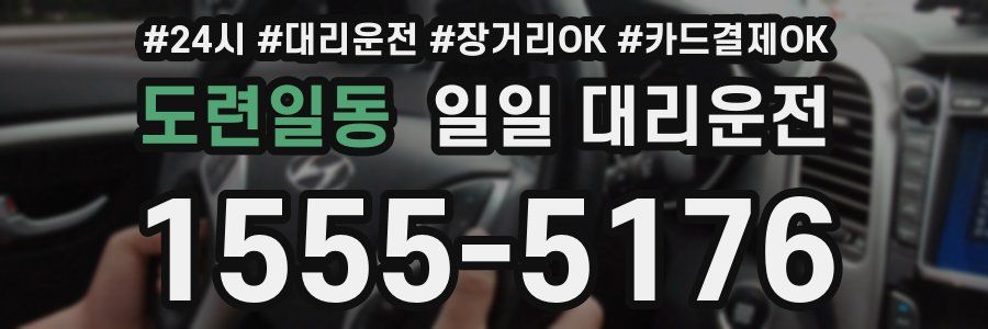 도련일동 일일 대리운전