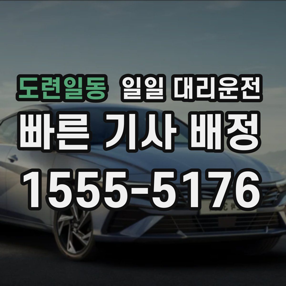 도련일동 일일 대리운전