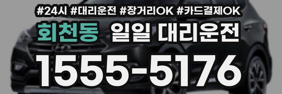 회천동 일일 대리운전